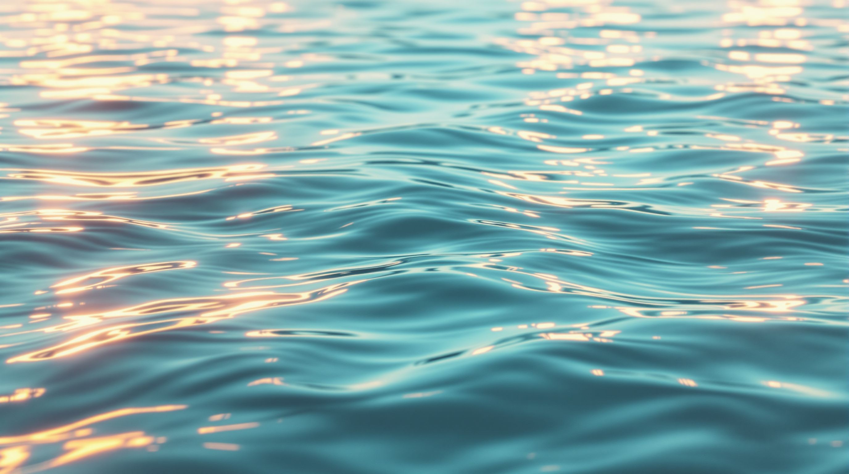 Rhythmic alternating light reflections on water, evoking bilateral stimulation